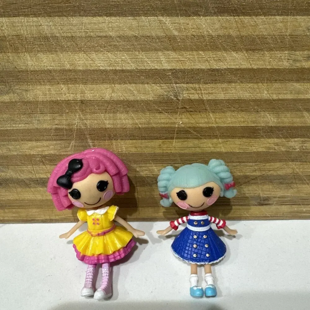 MINI Lalaloopsy Doll Crumbs Lot of 2 3” Small Used